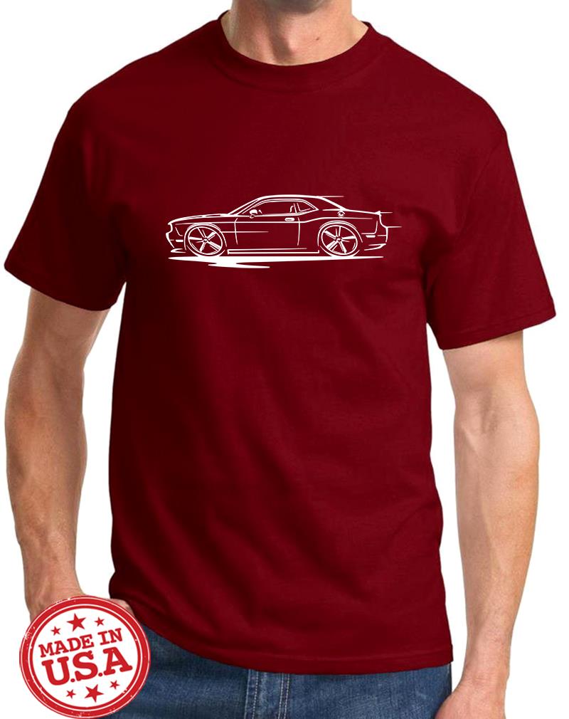 2008-17 Challenger RT SRT8 Redline Design T-Shirt NEU KOSTENLOSER VERSAND - Bild 12 von 13