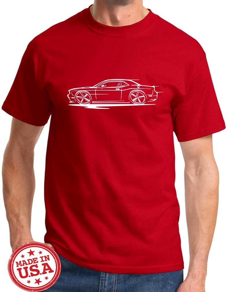 2008-17 Challenger RT SRT8 Redline Design T-Shirt NEU KOSTENLOSER VERSAND - Bild 5 von 13