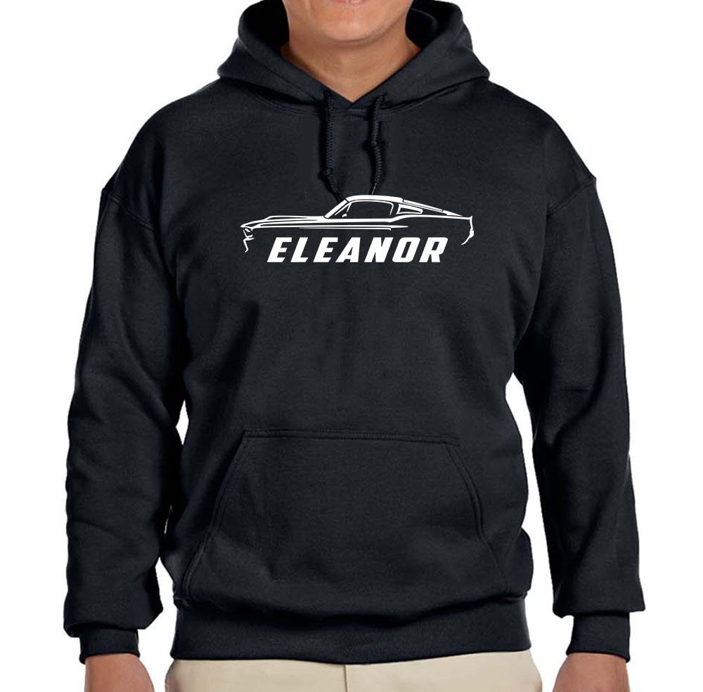1967 Shelby GT500 Eleanor Mustang Design Hoodie Sweatshirt FREE SHIP - Picture 2 of 11