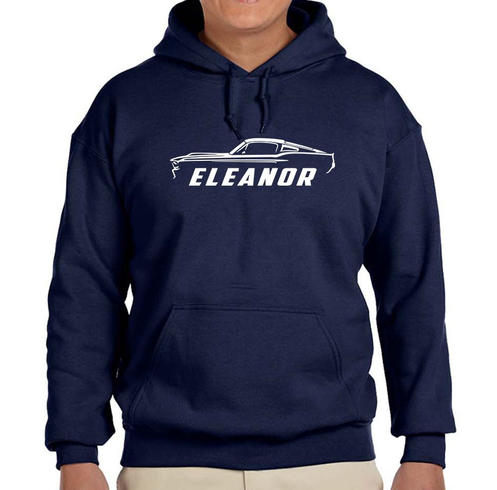 1967 Shelby GT500 Eleanor Mustang Design Hoodie Sweatshirt FREE SHIP - Picture 3 of 11