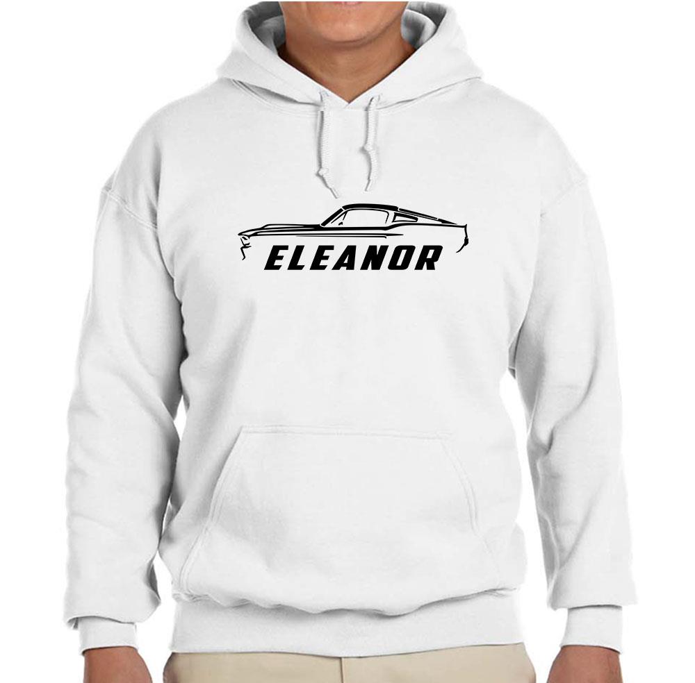 1967 Shelby GT500 Eleanor Mustang Design Hoodie Sweatshirt FREE SHIP - Picture 10 of 11