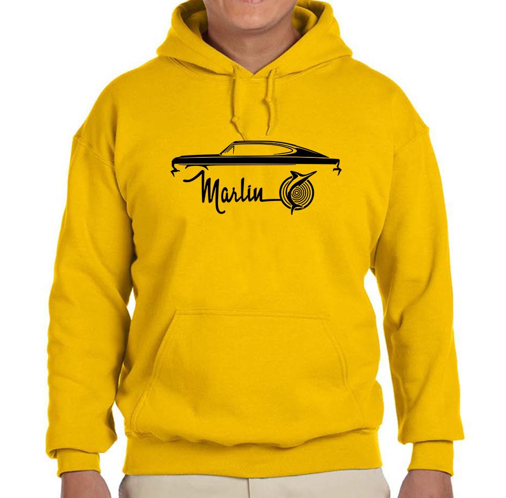 1964 1965 1966 AMC Marlin Classic Car Design Hoodie Sweatshirt FREE SHIP - Picture 11 of 11