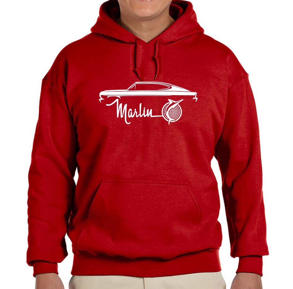 1964 1965 1966 AMC Marlin Classic Car Design Hoodie Sweatshirt FREE SHIP - Picture 6 of 11