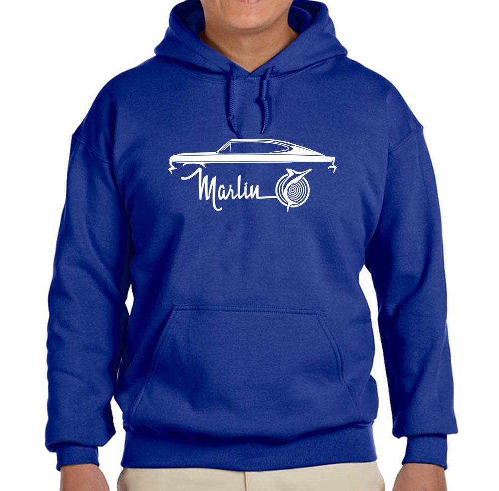 1964 1965 1966 AMC Marlin Classic Car Design Hoodie Sweatshirt FREE SHIP - Picture 4 of 11