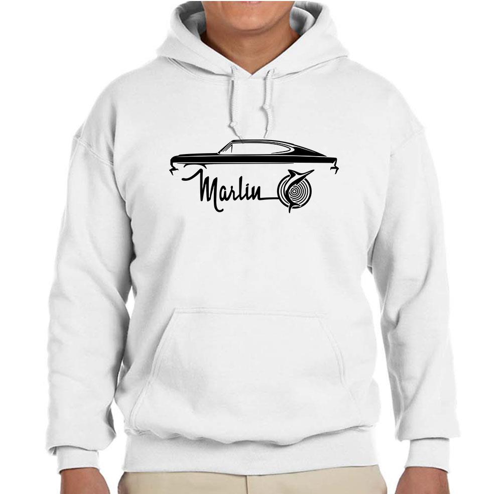 1964 1965 1966 AMC Marlin Classic Car Design Hoodie Sweatshirt FREE SHIP - Picture 10 of 11