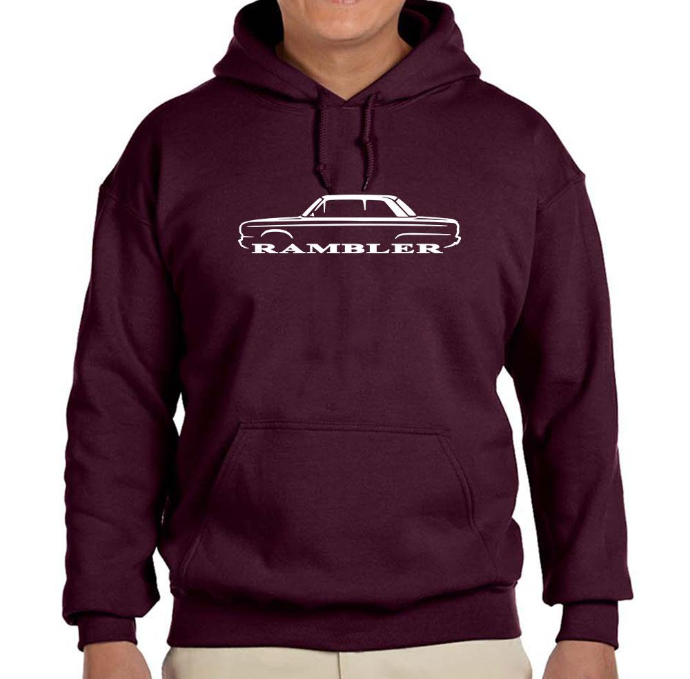 AMC Rambler Classic Car Design Hoodie Sweatshirt FREE SHIP - Picture 5 of 11