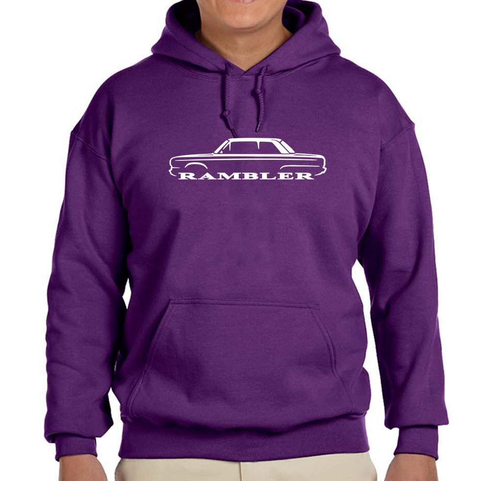 AMC Rambler Classic Car Design Hoodie Sweatshirt FREE SHIP - Picture 7 of 11