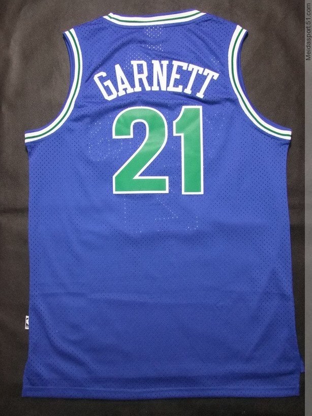 KEVIN 21 MINNESOTA TIMBERWOLVES THROWBACK SWINGMAN JERSEY S