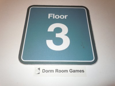 Floor 3 Hotel Motel Hospital Room Number Sign Plaque Door