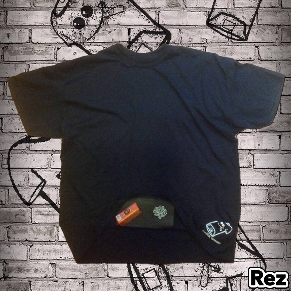 ROLLA WEAR Marijuana/ Joint Rolling TShirt Built in Tray! PICK