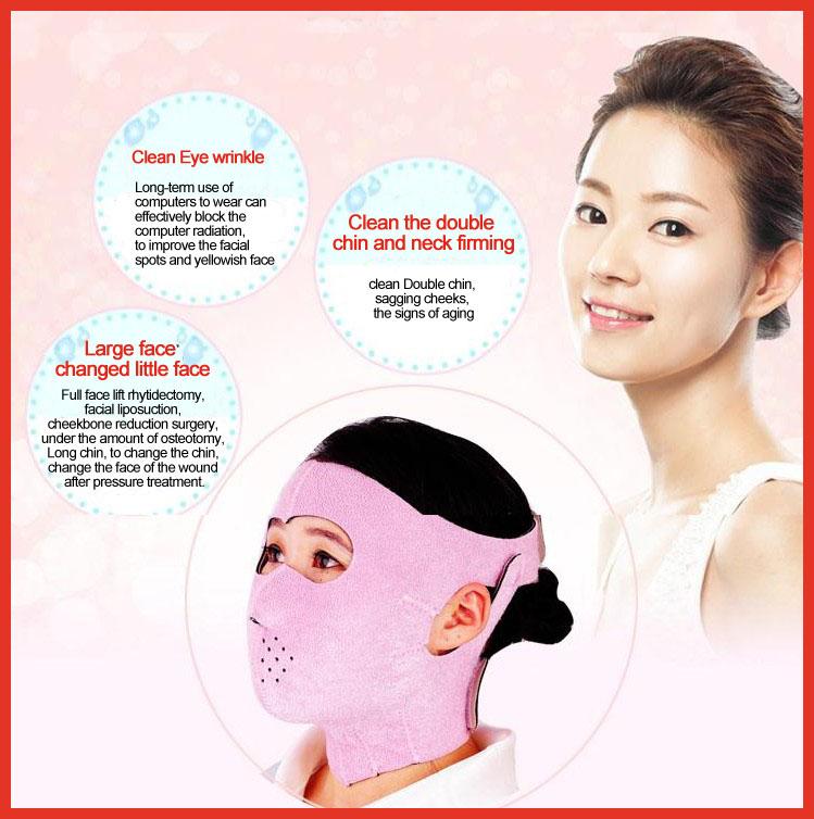 Beauty Face Mask, Slim up cheek and chin, Sauna wrap mask eBay
