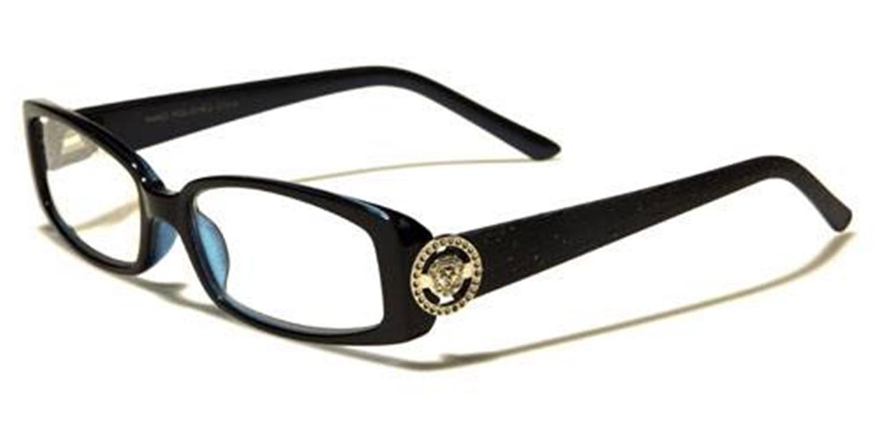 Kleo Designer Reading Glasses Spectacles Womens Ladies Rhinestones LH915RD