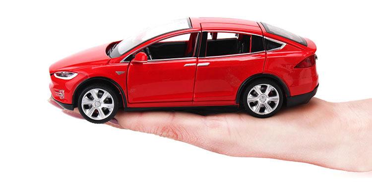 tesla diecast model