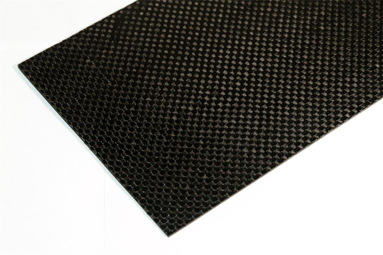 Woven Carbon Fiber Sheet 300x100x1mm Great for RC Modeling