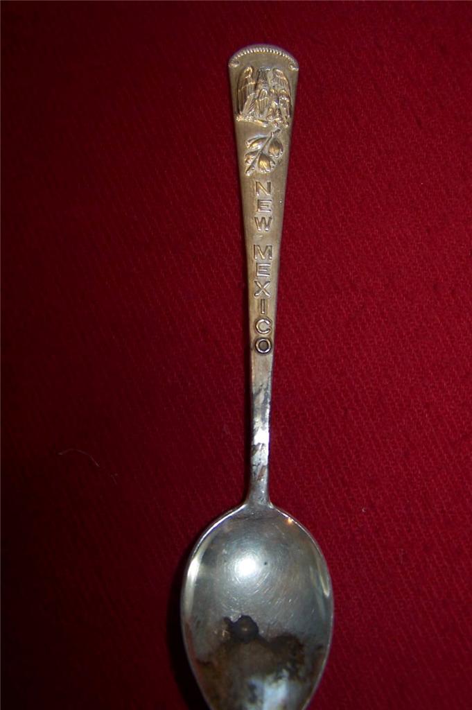 Vintage Sterling Silver New Mexico Souvenir Spoon eBay