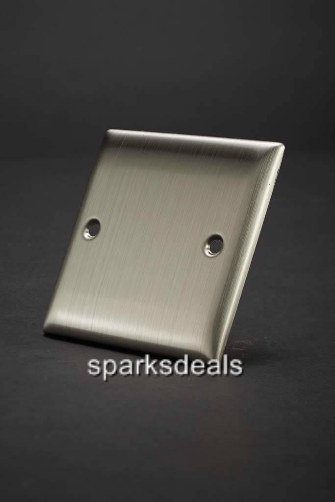Dencon Brushed Stainless Steel Satin Chrome Socket Switch Full Range Available eBay