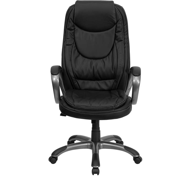 Best Heavy Duty High Back Leather Executive Desk Office Chair Comfortable Swivel eBay