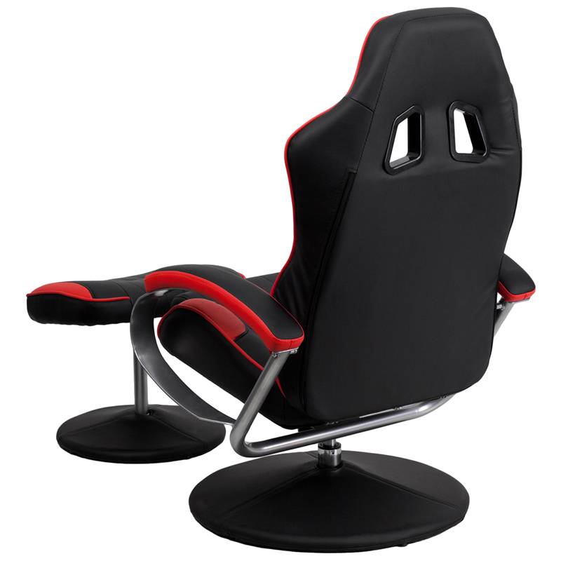 Racing Bucket Seat Recliner Racecar Game Room Lounge Chair Cool Red