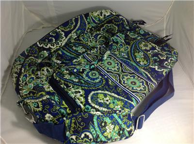 Details about Vera Bradley Rhythm and Blues Weekender Travel Bag With ...