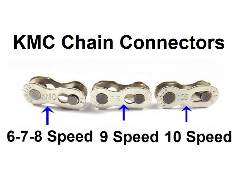 2 X KMC Replacement Chain Link ReUsable Connectors Joining Links 67