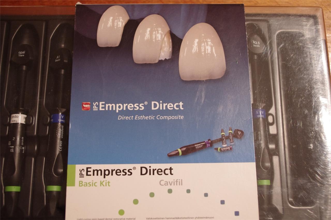 Ivoclar IPS empress COMPOSITE KIT Esthetic Zahn 8 Stck Vivadent Dental syringe