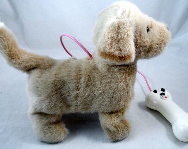 remote control stuffed dog