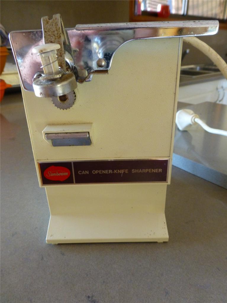 VINTAGE RETRO SUNBEAM ELECTRIC CAN OPENER KNIFE SHARPENER eBay