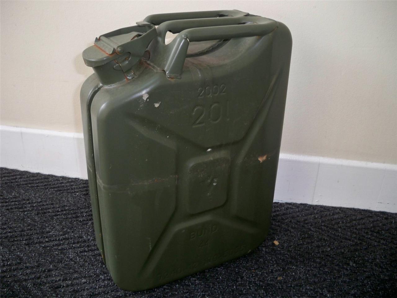 20l Jerry Can Fuel Diesel Petrol 20 Litre NATO Genuine Army / Military