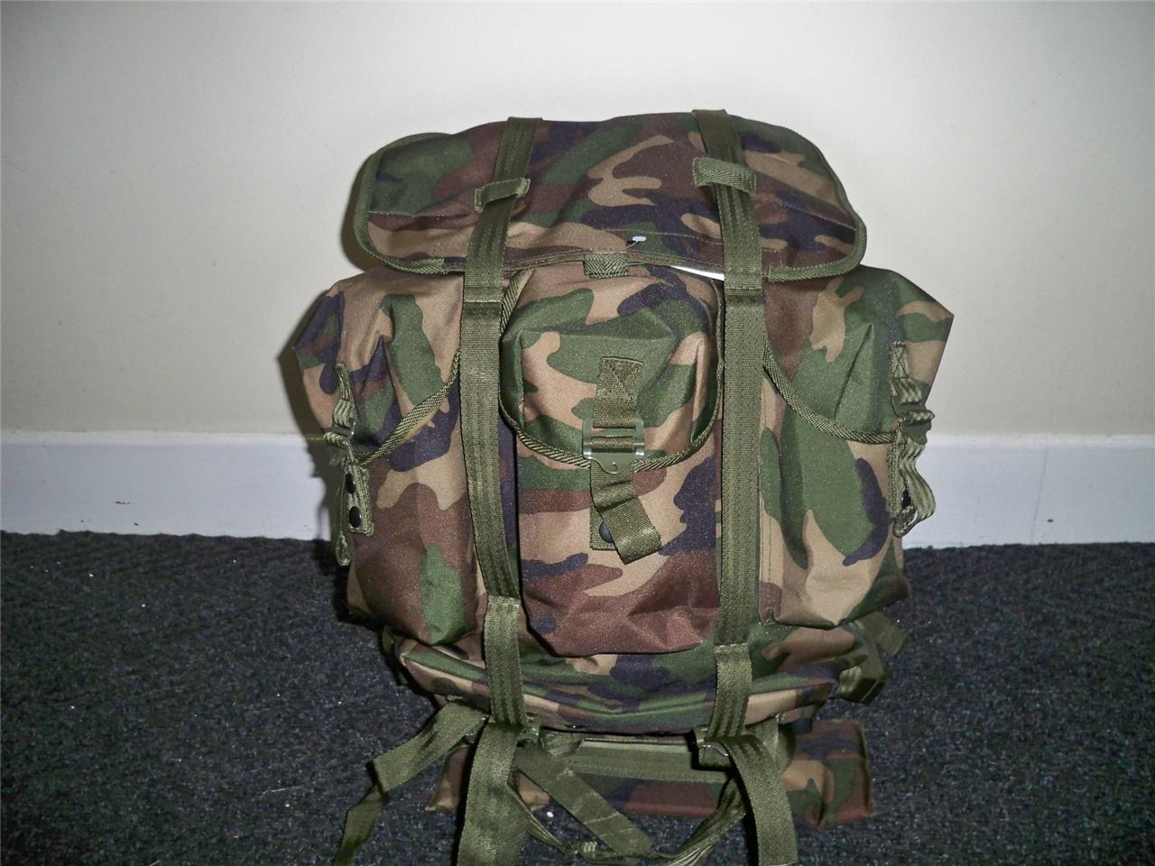 US Alice Pack With Frame Rucksack Backpack Bag Army Military Camouflage