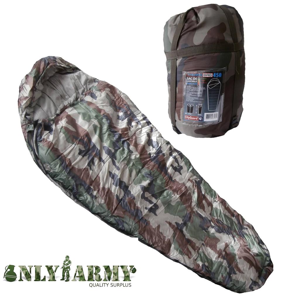 F2 Camo Sleeping Bag 450 Outdoor Ripstop Mummy Bag Large ALL SEASON
