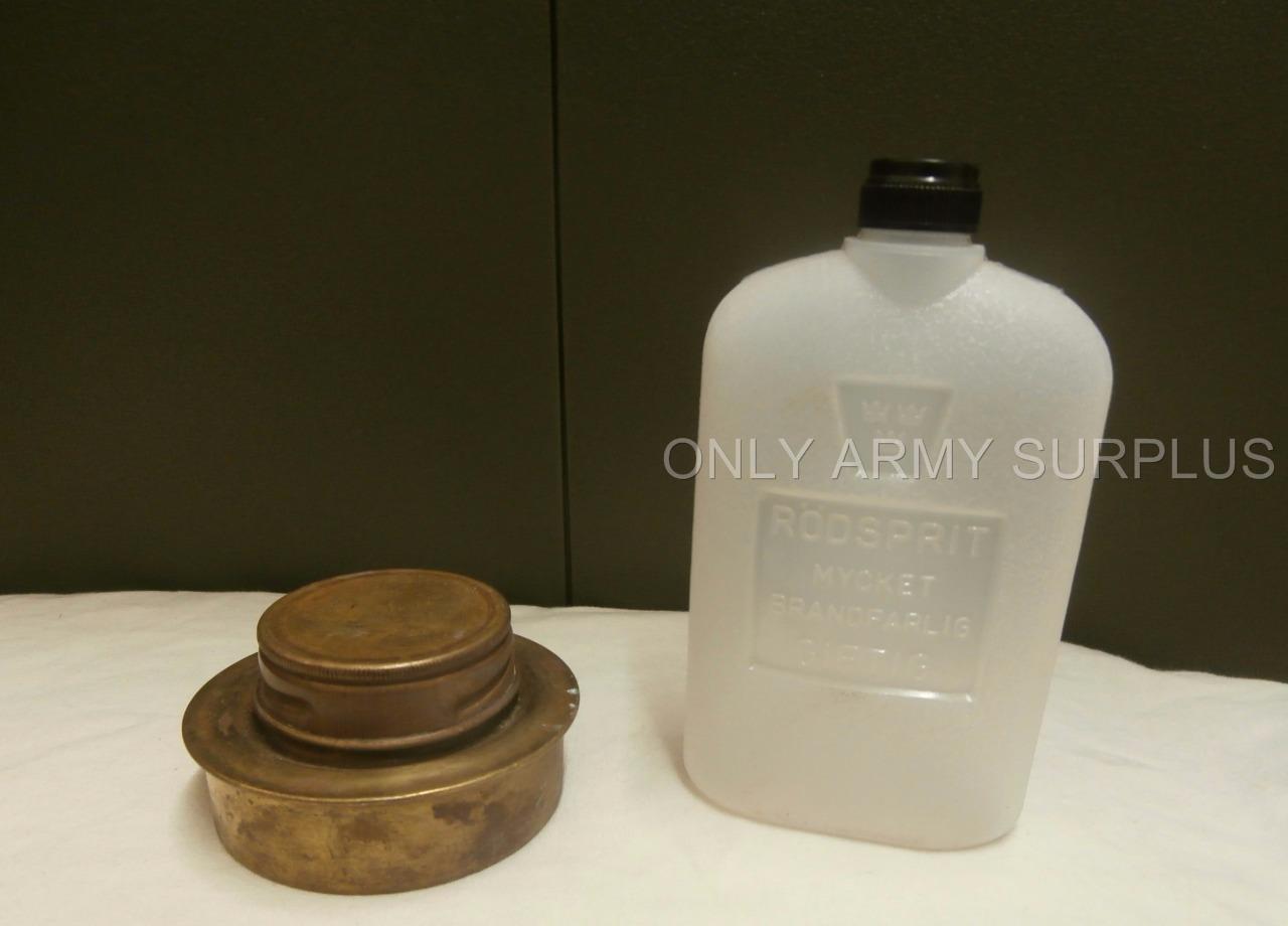 Swedish Army Meth Burner + Fuel Bottle Triangia Cooking Camping Stove