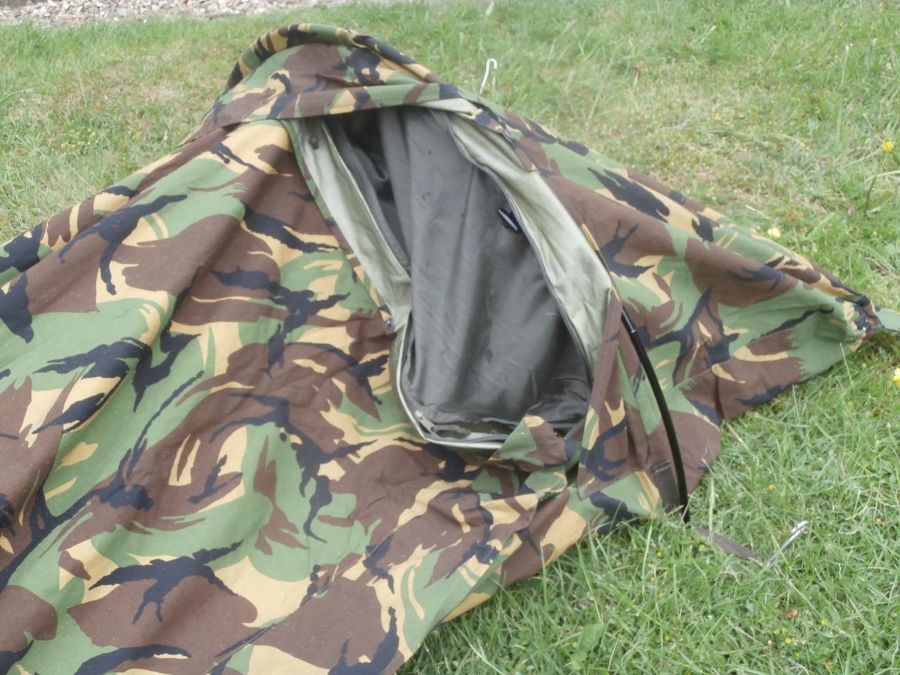 Dutch Army Hooped Bivvy Bag Goretex One Man Tent Camping Shelter RARE