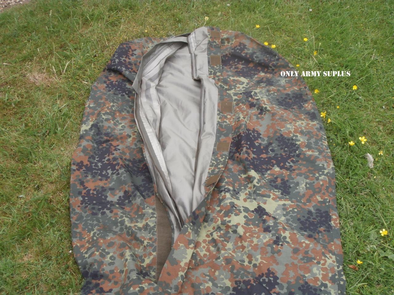 RARE Genuine German Army Goretex Bivvy Bag Flecktarn Camo Bivi Sleeping Bag Bivy
