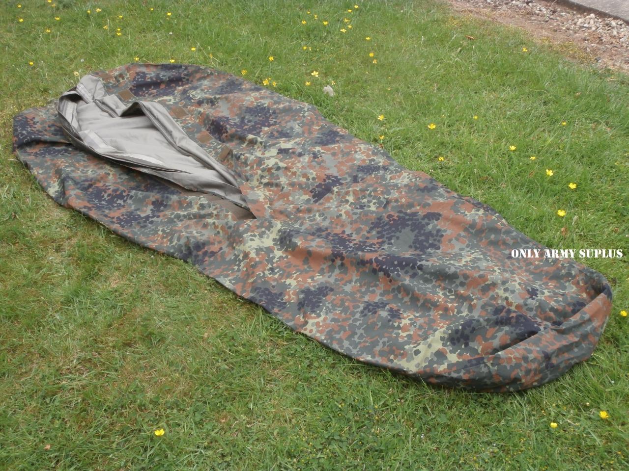 RARE Genuine German Army Goretex Bivvy Bag Flecktarn Camo Bivi Sleeping Bag Bivy
