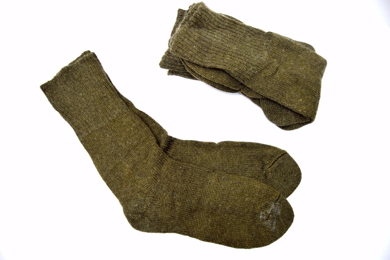 5 x Czech Military Wool Blend Socks 7-11 Army Surplus ‘New Old Stock