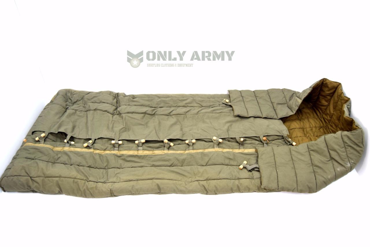 Czech Army Issue Heavy Sleeping Bag Bedroll Officers Sleeping Roll Cold