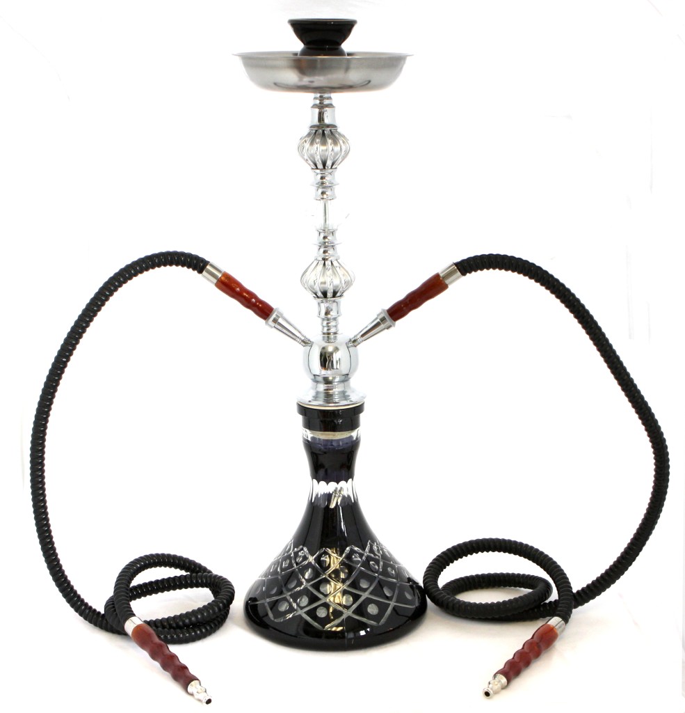 25" Black 2 Hose Hookah Shisha Pipe Custom Design Stem 30128D eBay