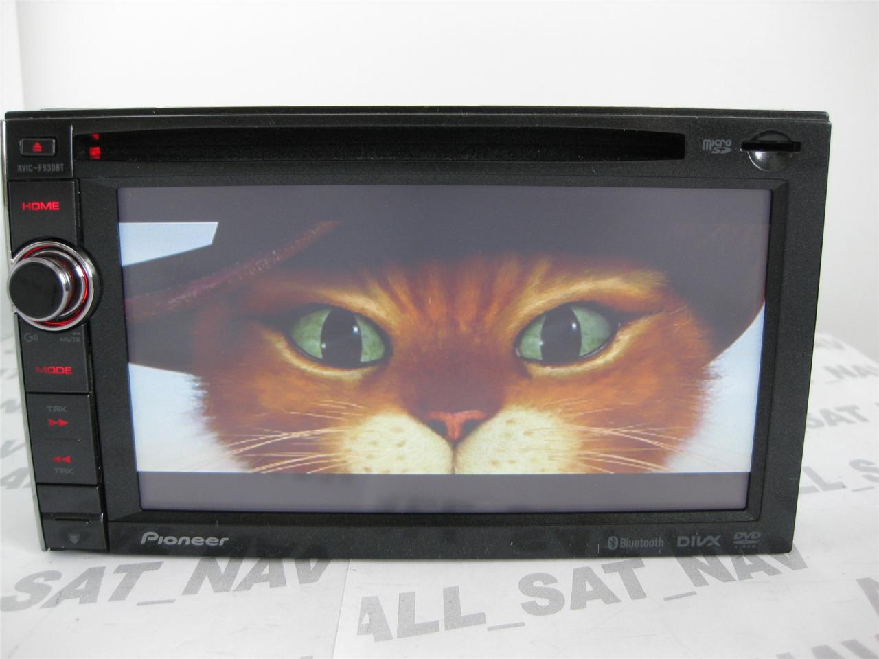 PIONEER AVICF930BT 2012 Map software update navigation system Sat Nav