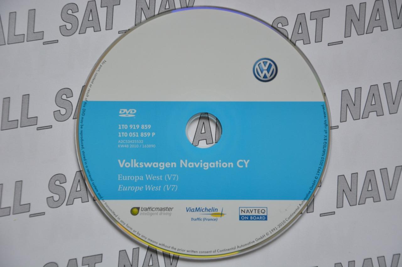 Volkswagen Navigation Western Europe v8 CD 7690