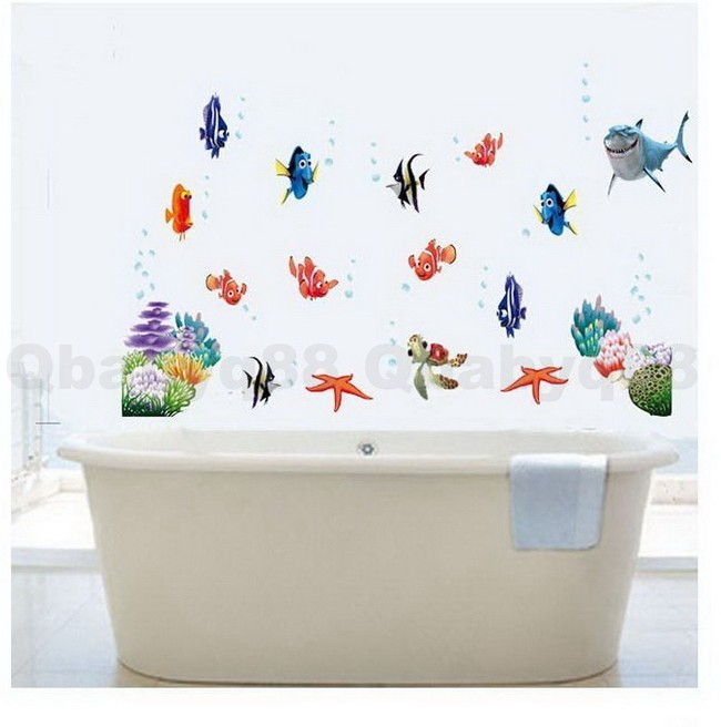 Finding Nemo Colorful fish Wall decal Removable stickers home decor