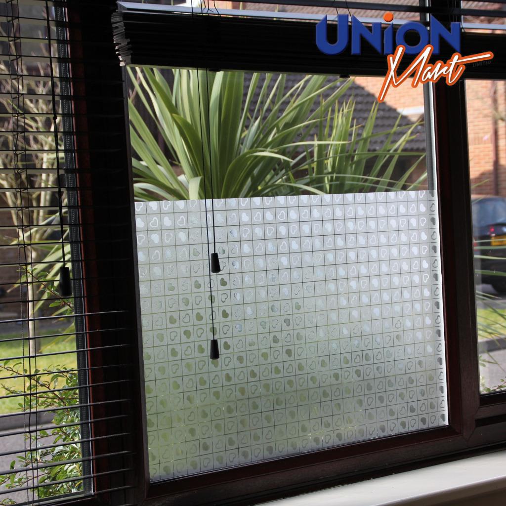 Frosted Window Film Privacy Door Glass Vinyl Tint Self Adhesive Home