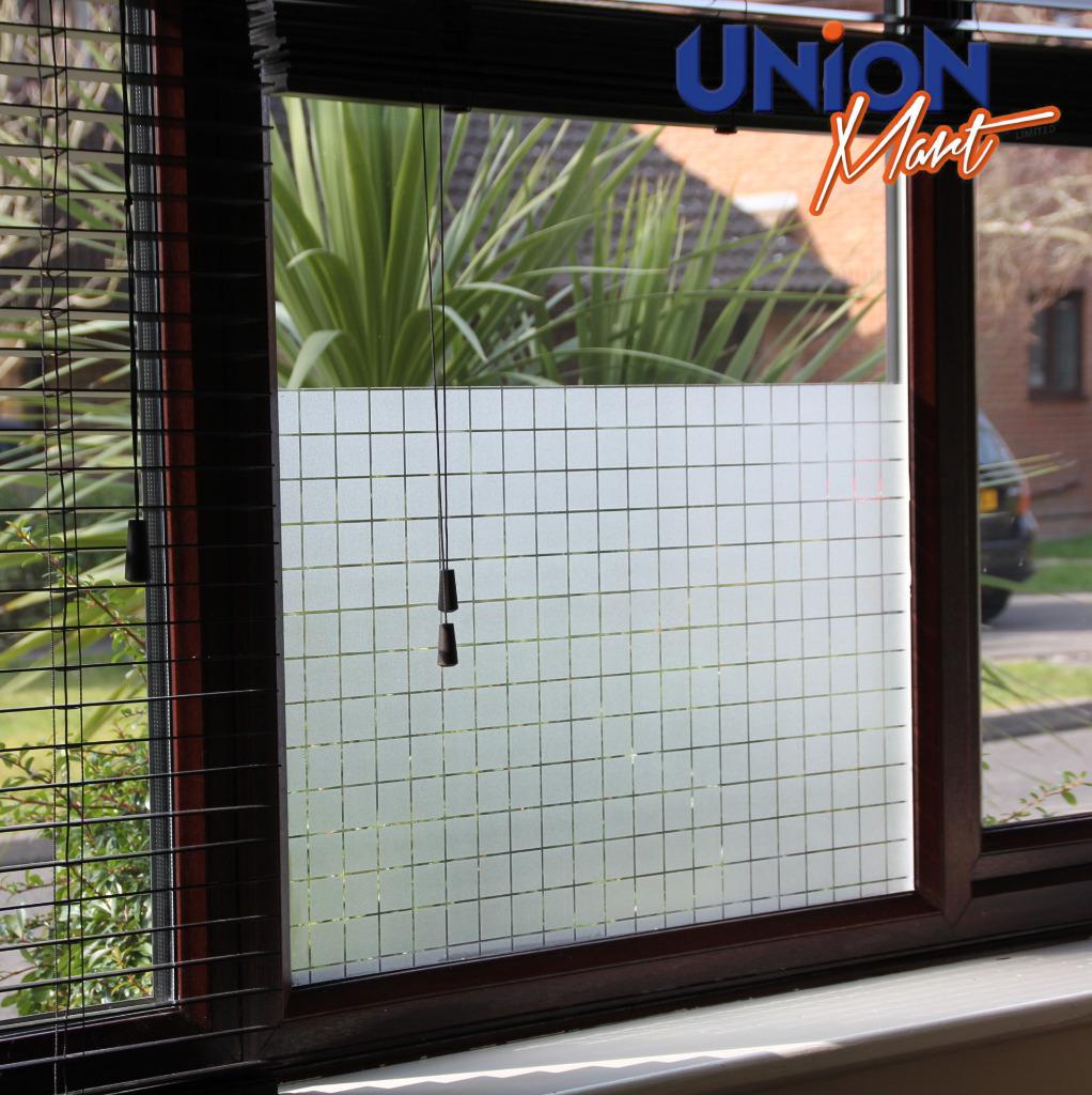 Frosted Window Film Privacy Door Glass Vinyl Tint Self Adhesive Home