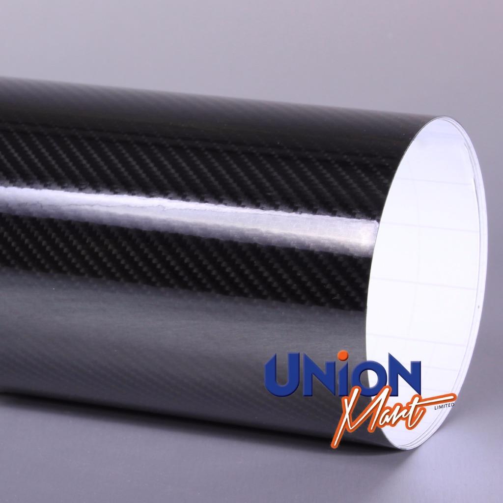 Black Carbon Fibre Vinyl Wrap 4D 3D Ultra Glossy Matte Velvet Chrome