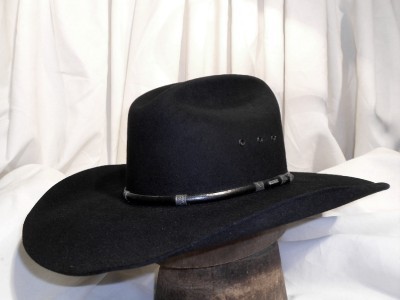 stetson hat ferral cowboy crease 4x conchos cattleman metal
