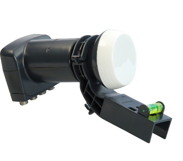 Sky Satellite Dish Zone 2 & Quad LNB + Full 20m Twin Black Install Kit