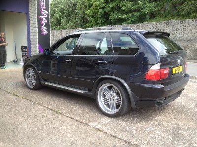 Bmw x5 4.8is lowered #2