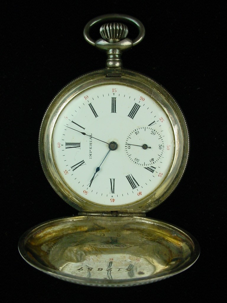 Antique Imperial Pocket Watch 0.935 Silver w/ Hallmark Circa 1900 eBay