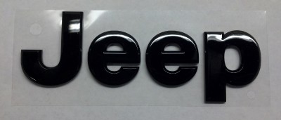 Blacked Out Jeep Grand Cherokee Badge By Mopar Gloss Black
