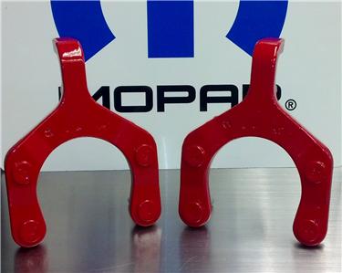 2013 2014 Jeep Wrangler Red Tow Hook Kit 2 Front 2