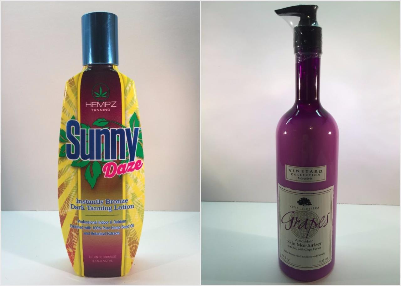 Hempz SUNNY DAZE Dark Bronzer Hemp Tan Indoor Outdoor Tanning Bed